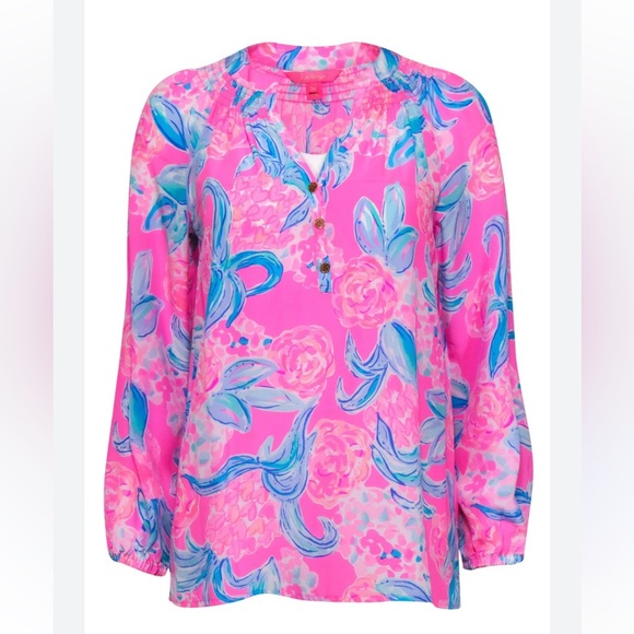 Lilly Pulitzer Women's Elsa Silk Top - Picture 2 of 10